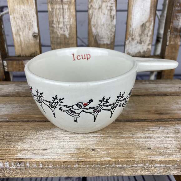 Arlington Designs Dancing Santa and Reindeer Christmas Measuring Cups - Picture 7 of 7